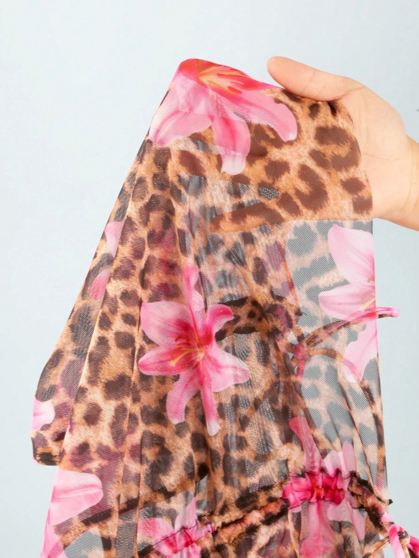 3 Pieces Triangle Halter Bikini 2026 Women & Beach Skirt Swimwear Female Printed Swimsuit Bathers Bathing Swimming Swim Suit