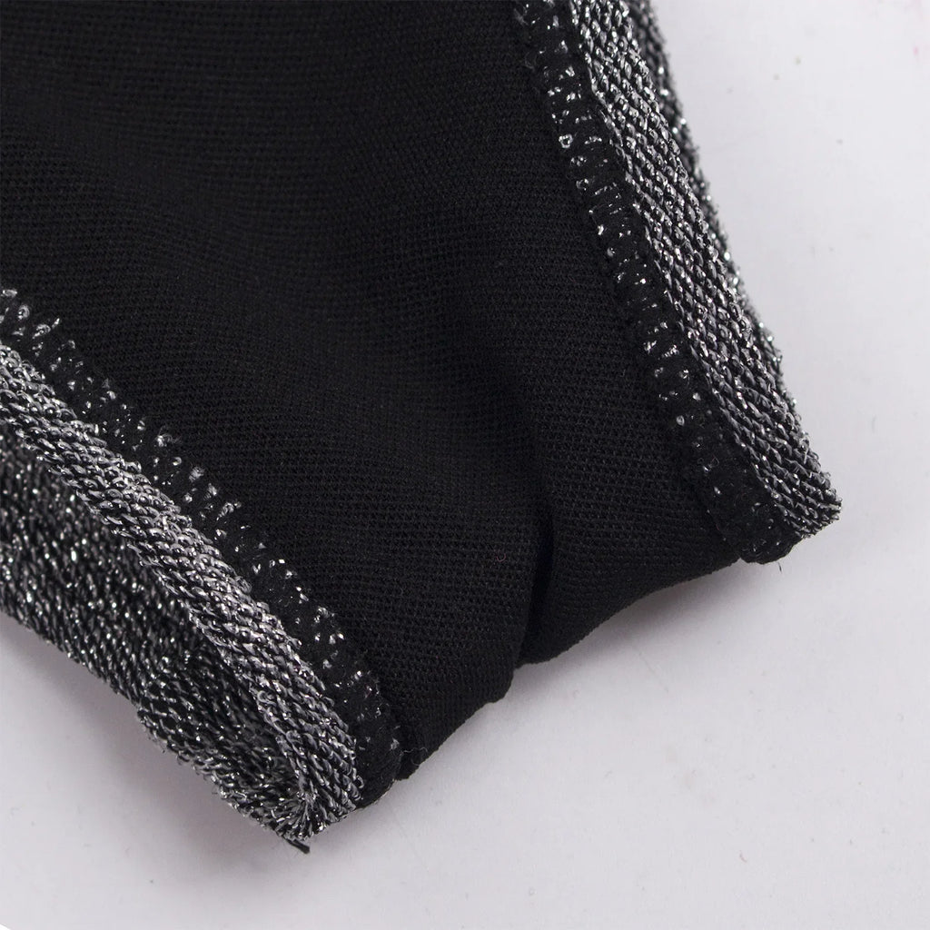 Fashion Single Shoulder Women Bikinis Set Female Shinning High Waist Swimsuit Swimwear Woman Solid Glitter Beach Bathing Suit