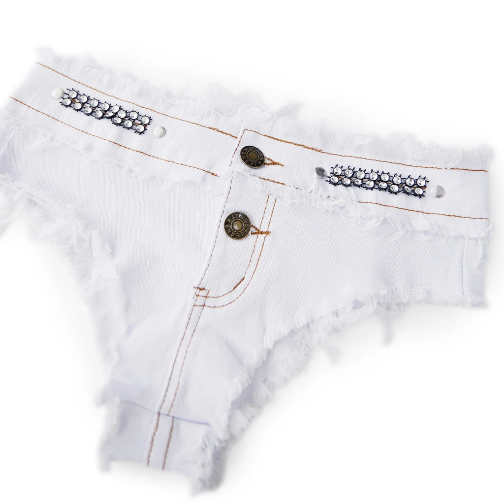 Womens Sexy Denim Shorts Summer Casual Ripped Hot Jeans Shorts Streetwear