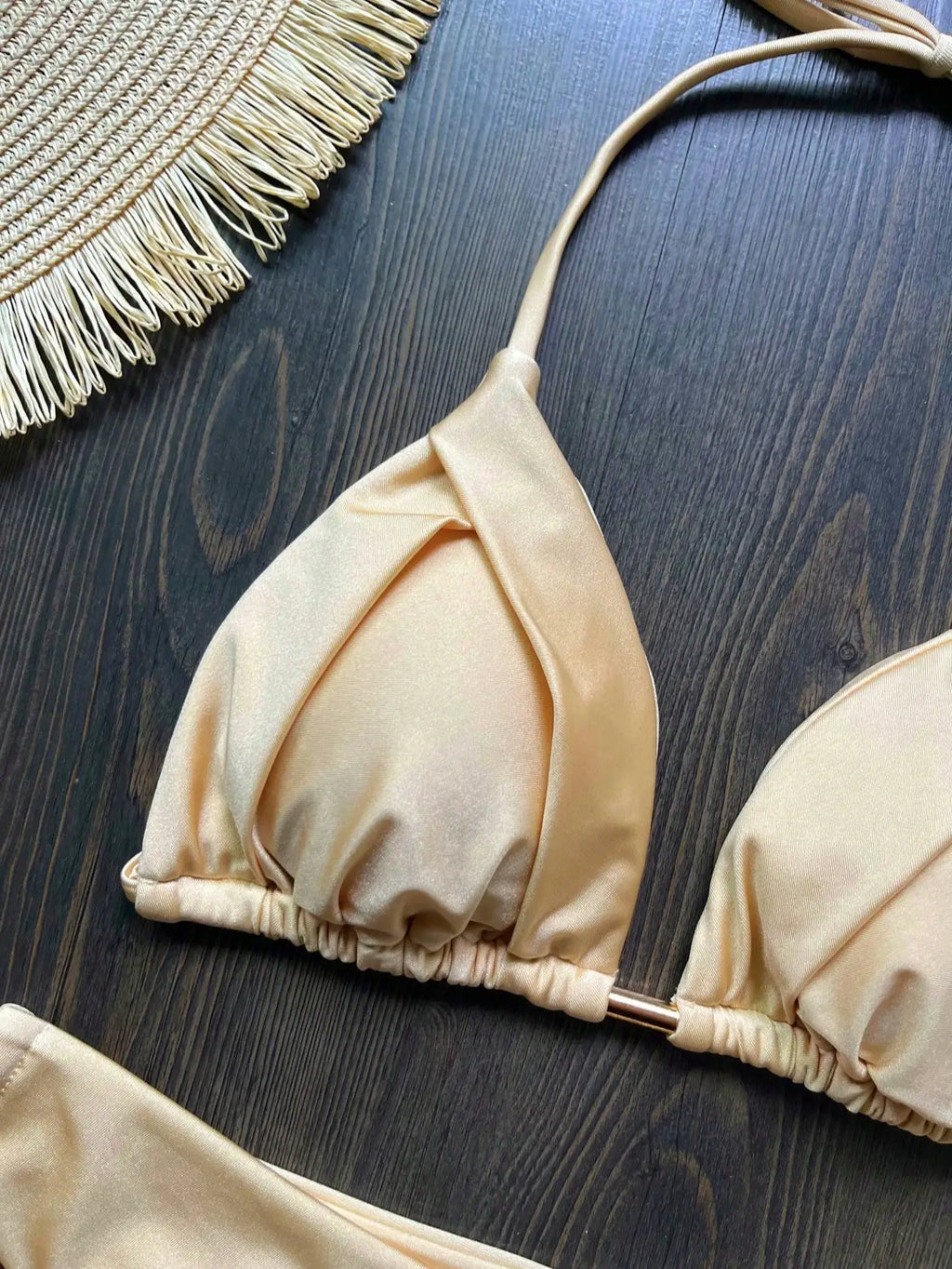 Brazilian Women's Sexy Bikini Set Push-up Padded Bra Thong Two-Piece Swimwear Beachwear Bathing Suit Femme