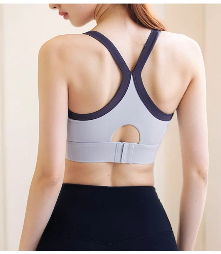 New Selling High Strength Sports Underwear Women's Shock-proof Cross Back Yoga Wear Sports Bra Fitness Vest