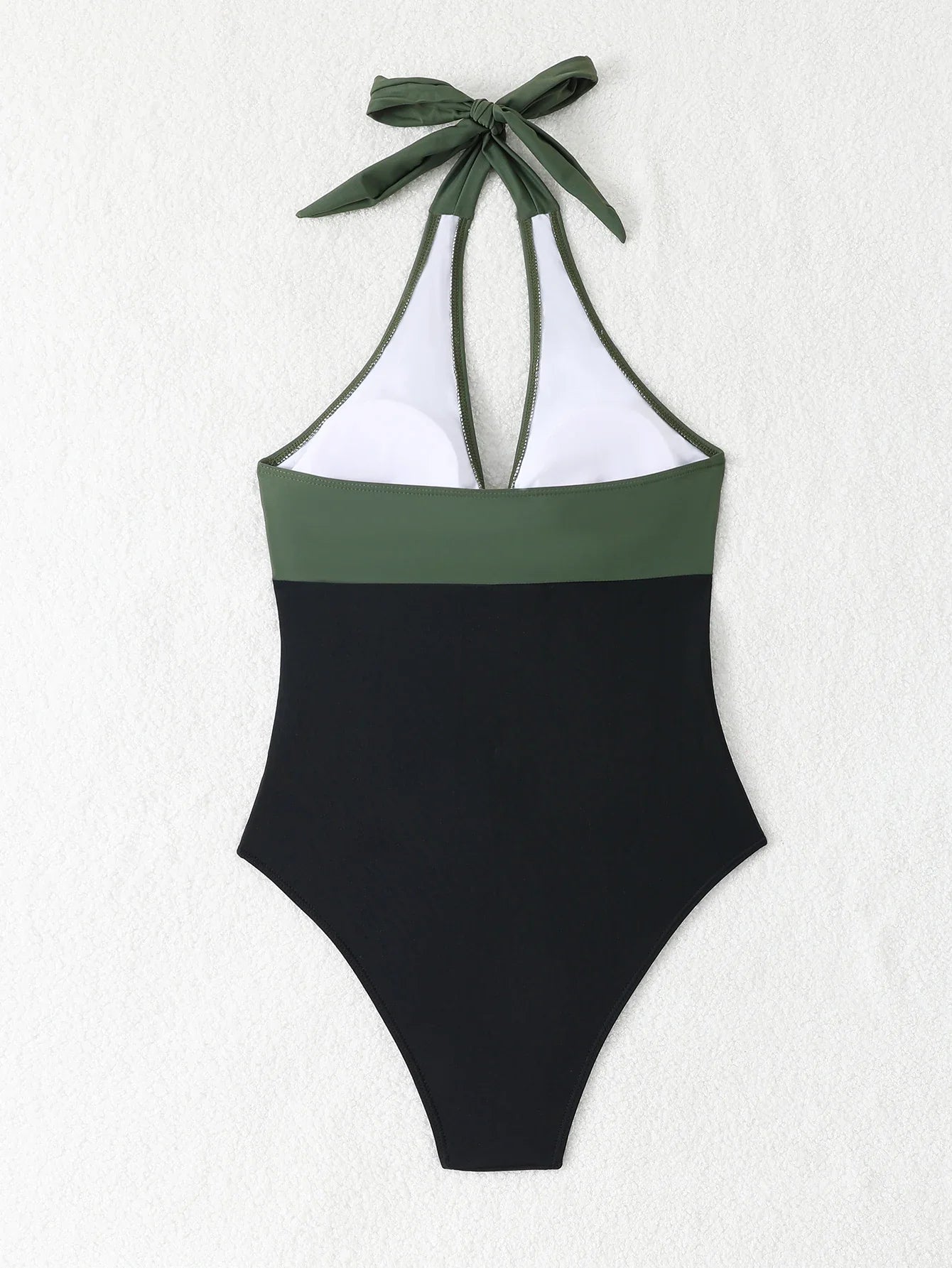 2026 Halter Swimsuit One Piece Slim Vintage Swimwear Women Sexy Bathers Bathing Swimming Swim Suit Female Beachwear XL