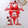 Women's sexy lingerie split set, sexy bra, comfortable and breathable see-through set
