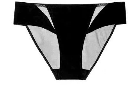 French Triangle Bra Rabbit Ear Cup, Deep V Wireless Bralette for Small Bust, No Gap Sexy Lingerie Set, Breathable Summer Thin