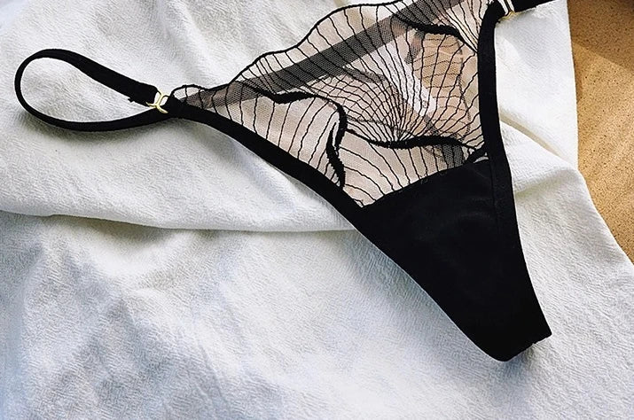 Summer French Front Closure Bralette Set Ultra Thin Breathable Sexy Lace Lingerie Comfy Everyday Wear for Women S-XL MOYISU Bras
