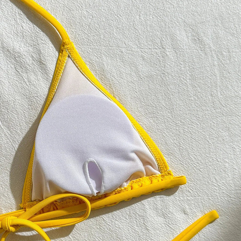 With Long Sleeve Cover Up Halter Bikini Women Swimwear Female Swimsuit Three-pieces Bikini set Bather Bathing Suit Swim V5123