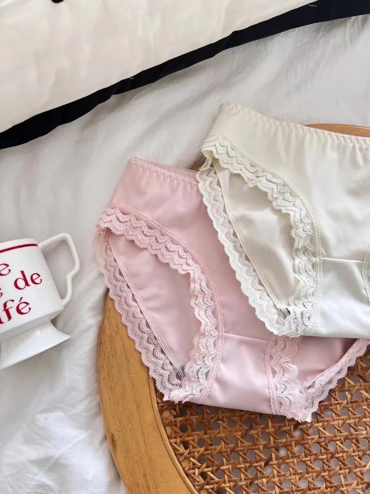 Japanese Anime Lace Bra Set Push Up Wireless Bralette Small Bust Seamless Sexy Triangle Cup Lingerie Set Spring Summer MOYISU