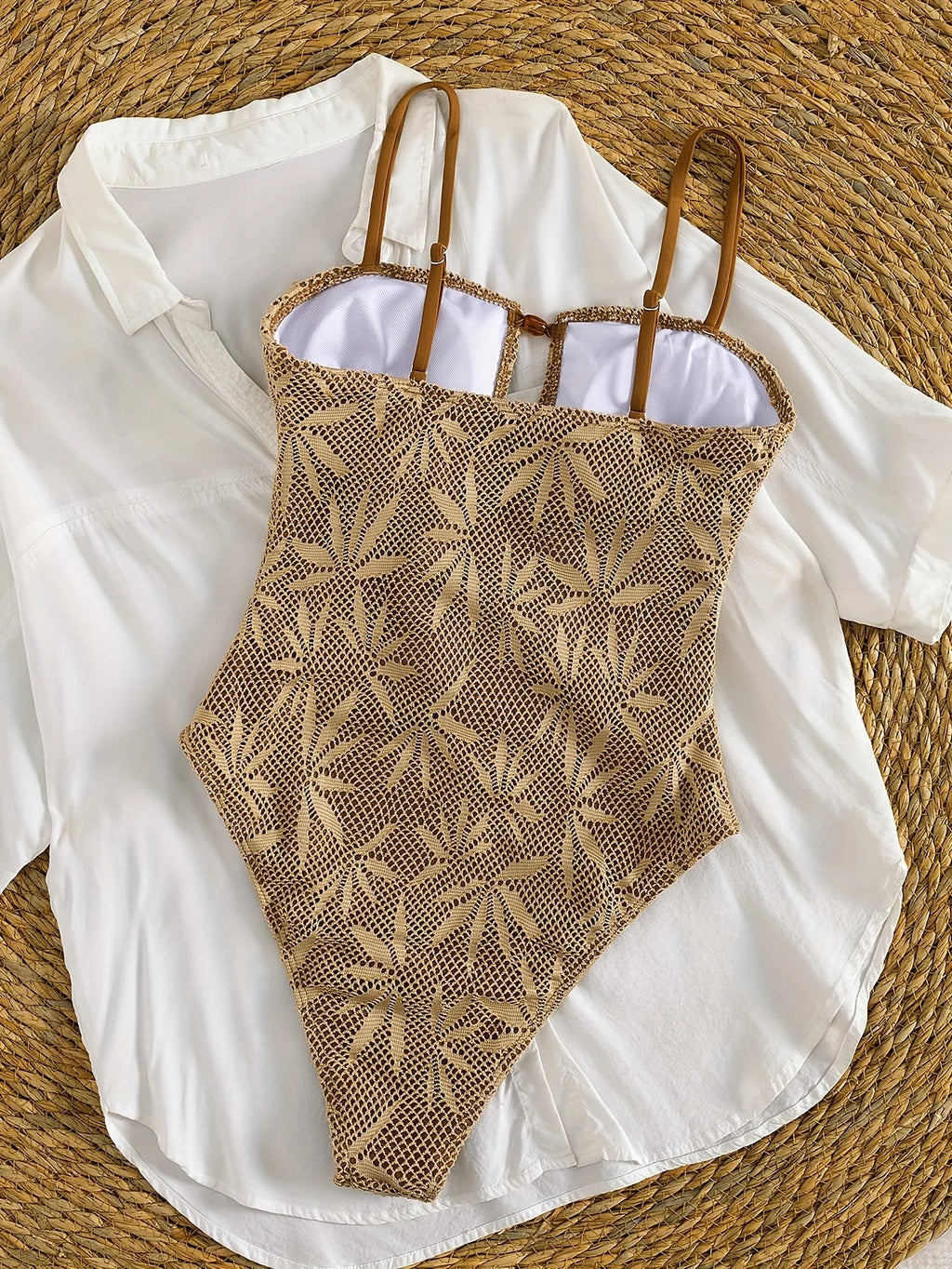 2026 Strappy Printed One Piece Swimsuit Women Sexy Hollow Swimwear Female Solid Bathers Bathing Swimming Swim Suit Beachwear
