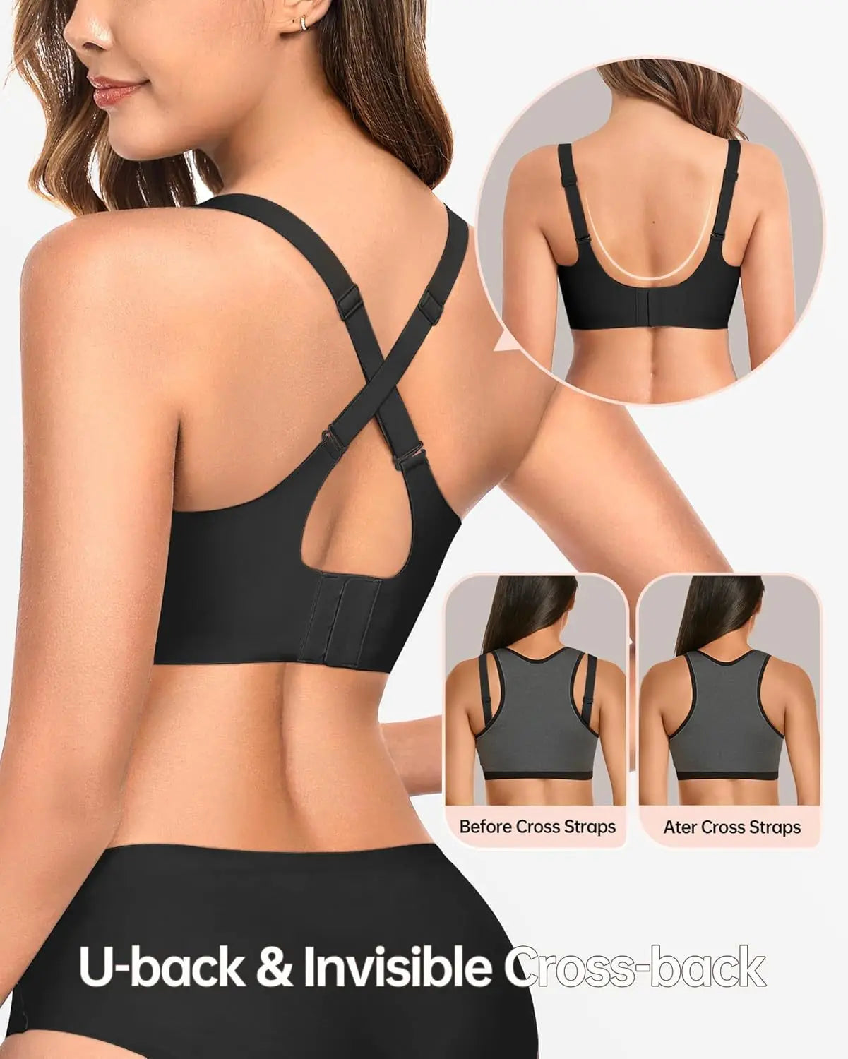 Women's Small Teardrop Smooth Wire-free Bra 3/4 Cup Thin Mold Jelly-like Bra Comfortable and Breathable Underwear Plus