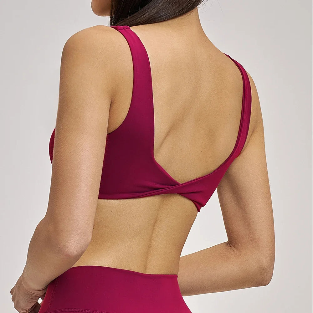 Sports Bra Women Top Push Up Fitness Yoga Bra High Strength Underwear Sport Top Breathable Running Vest Bralette Gym Wear Female