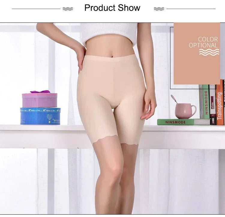 Seamless Safety Short Pants Summer Women Plus Size Boxers For Female Anti Rub Safety Shorts Under Skirt Panties Underwear 3XL