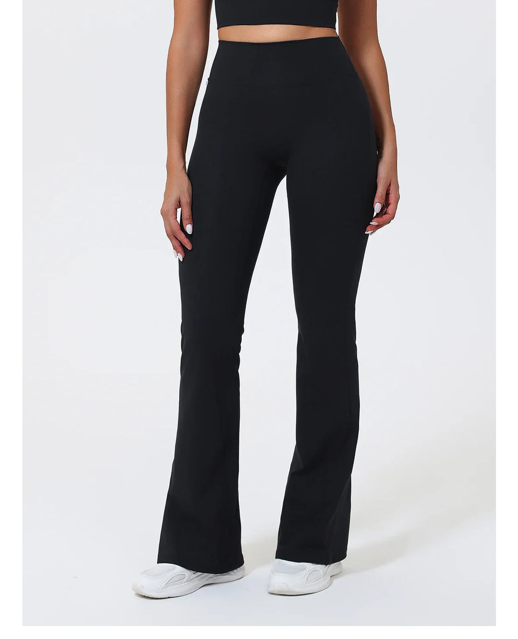 Hearuisavy Summer Woman Workout Flared Pants Leggings Pilates Fitness Trousers High Waist Butt Lifting Yoga Bell-Bottom Pants