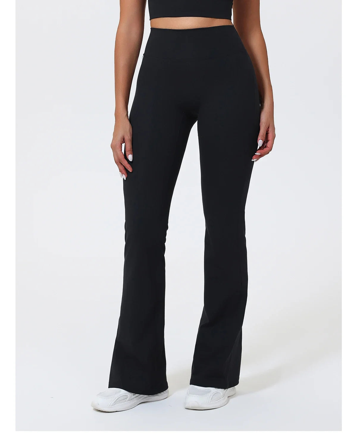 Hearuisavy Summer Woman Workout Flared Pants Leggings Pilates Fitness Trousers High Waist Butt Lifting Yoga Bell-Bottom Pants