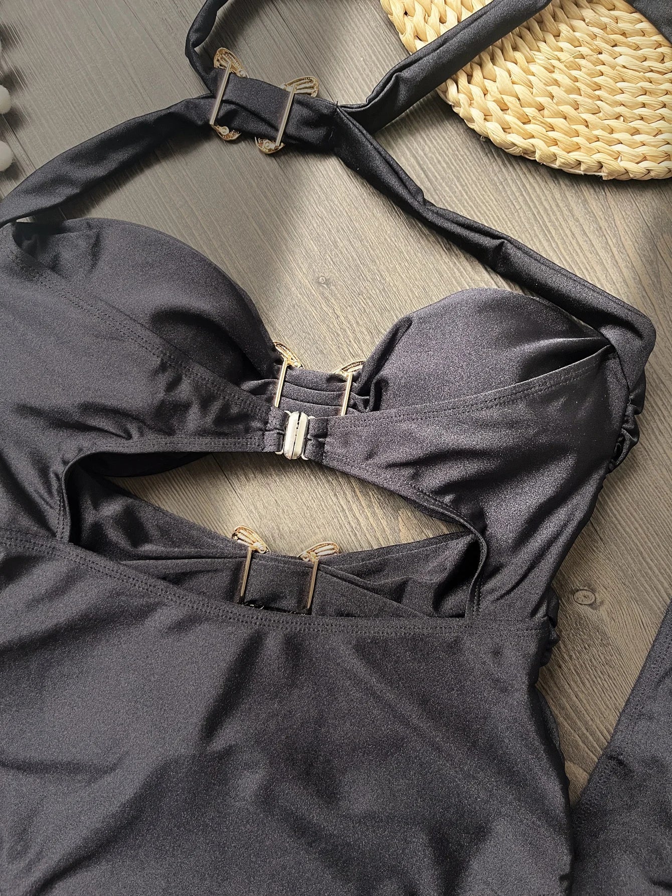 Hot Sale Butterfly Women One Piece Swimsuit Black Skirt Sexy Cut Out Swimwear Mujer Monikini Bathing Suit Lady Beach Suit