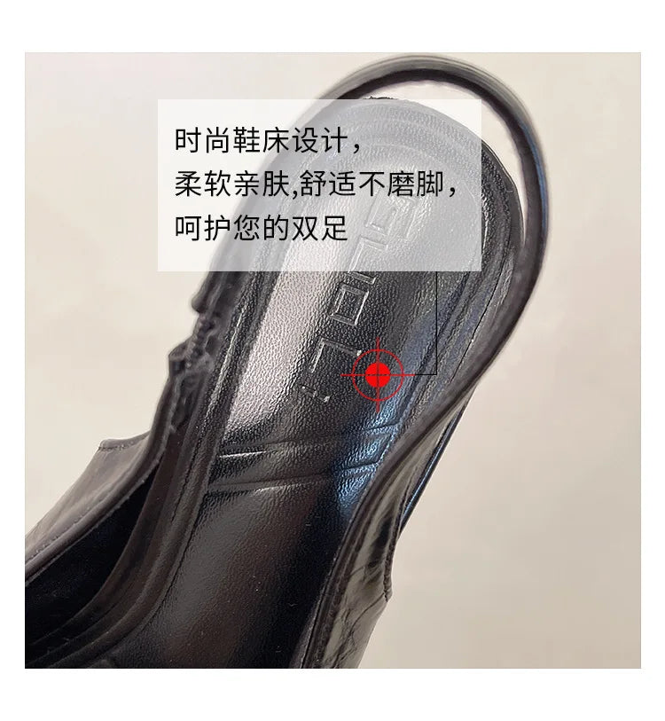 Pointed Toe Slingbacks Sandals Women Elegant Kitten Heel Dress Shoes Shallow Comfy Bowknot Office High Heels Ladies 2026