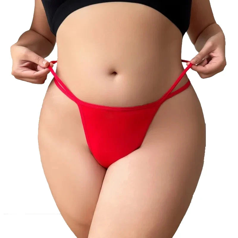 1pcs Sexy Women G-string New Style Red Erotic Bow Panties Sexy Lingerie Comfortable Female Underwear Fashion Party Ladies Thongs