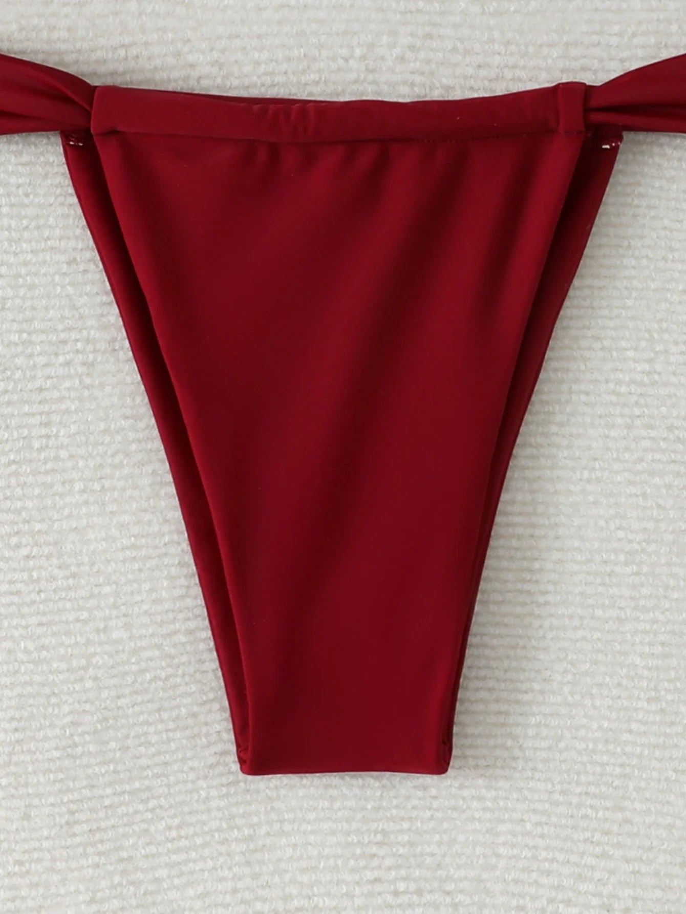 Bandeau Thong Bikinis 2026 Women Sexy Swimsuit Solid Padded Swimwear Female Bathers Bathing Swimming Swim Suit Beachwear