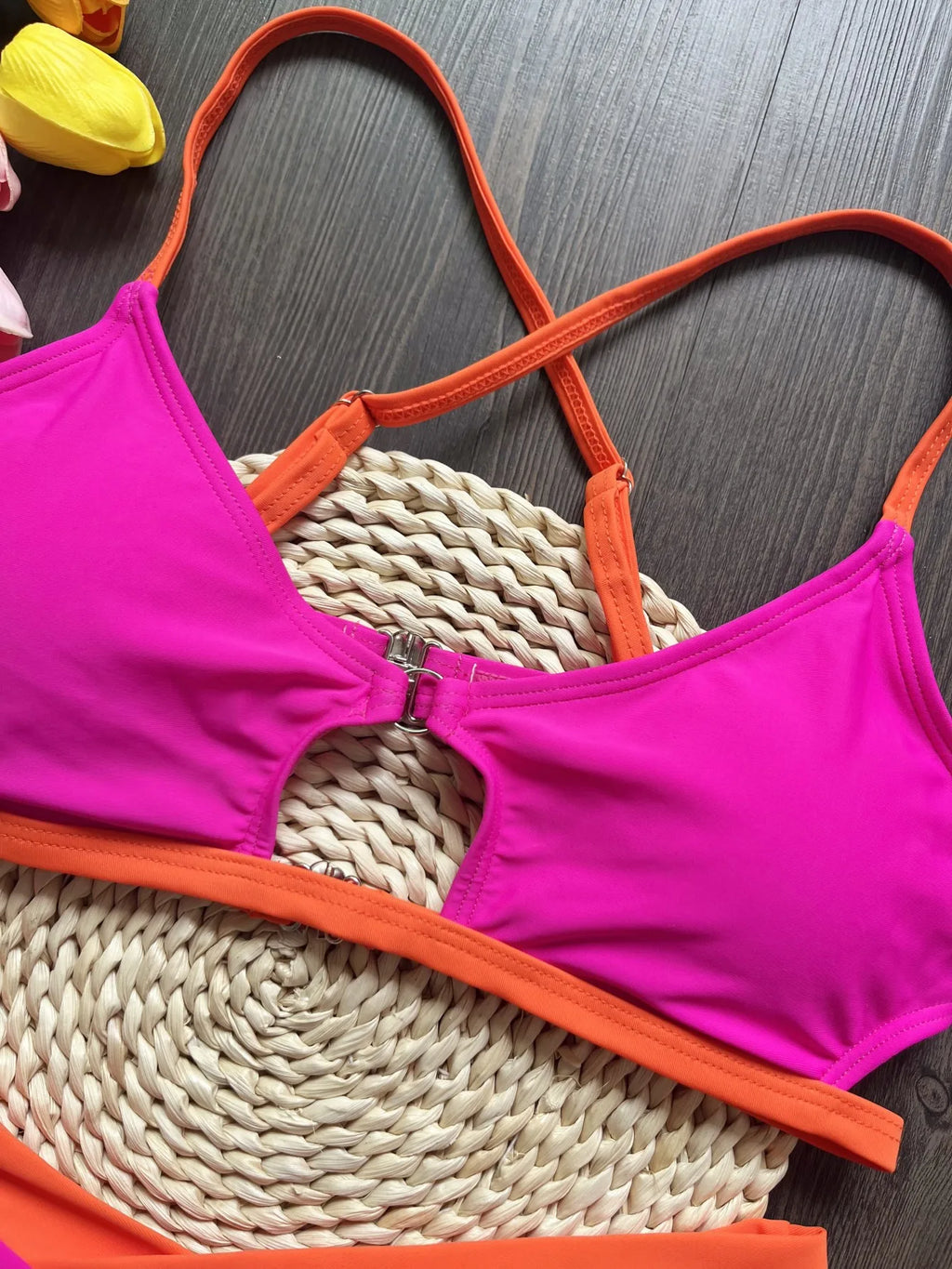 RUOTONSEPT Sexy Solid Splicing Bikinis Set Women's Swimsuit Two-piece Triangle Thong Swimwear Bathing Suit Brazilian Biquinis