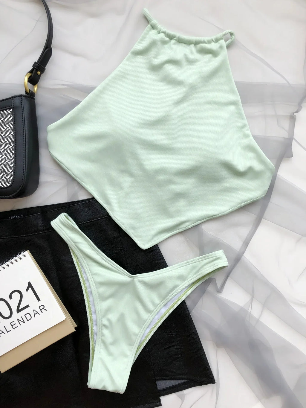 DEKA Summer Irregular Style Bikinis Set Women New Solid Hollow Push Up Swimsuit Sexy Brazilian Swimwear Female Biquini Beachwear