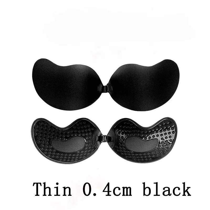 New Silicone Chest Stickers Lift Up Nude Bra Self Adhesive Bra Nude Invisible Push Up Cover Bra Pad Sexy Strapless Breast Petals