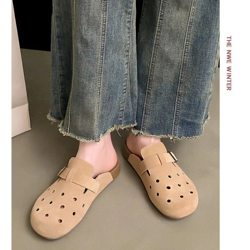 Summer  Women Slippers Platform Cork Slides Outdoor Garden Shoes Beach Slippers Lovers Casual Indoor Shoes Loafers 34-42