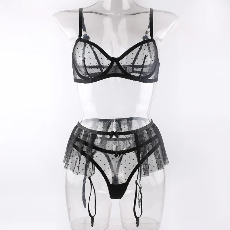 Sexy Erotic Lingerie Woman Lingeries New Women's Underwear Women's Clothing Set Sexiest Bra and Panties Sets Lace Bra & Corset