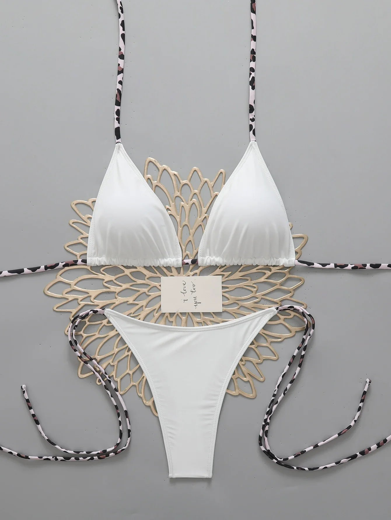 Halter Triangle String Bikinis 2026 Women Sexy Swimsuit Solid Brazilian Swimwear Female Bathers Bathing Swimming Swim Suit