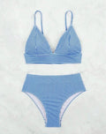 2026 Triangle Bikinis High Waist Strappy Swimsuit Women Sexy Striped Swimwear Female Bathers Swimming Bathing Swimming Swim Suit