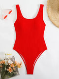 2026 Striped One Piece Swimsuit Women Sexy Strappy Swimwear Female Solid Bathers Bathing Swimming Swim Suit Beachwear