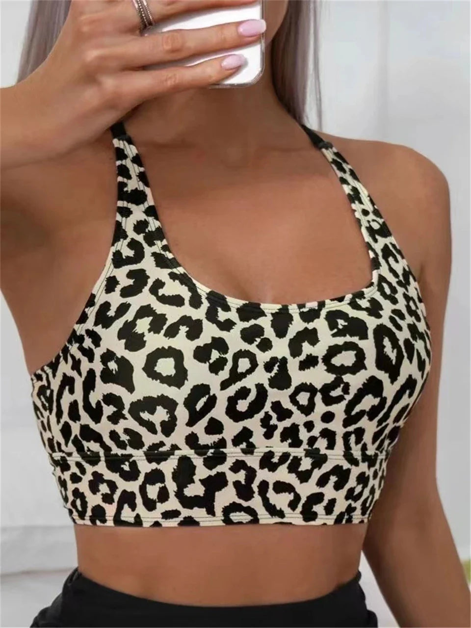 Leopard Swimwear Women High Waist Swimsuit 2026 Sexy Back Hollow Out Swimsuit Beach Wear Female Bathers Bathing Swimming Summer