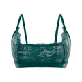 See Tbrough Lace Embroidery Women Lingerie Adjustable Strap Unlined Brassiere Women's Bras Floral Wire-Free No Pad Bra Underwear