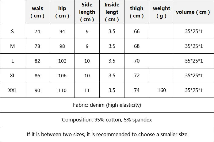 Summer Low Waist Hot Girl Slim Fit Plus Size Stretch Jeans Women's Denim Shorts For Beach Spa & Hot Springs Water Sports G5WM
