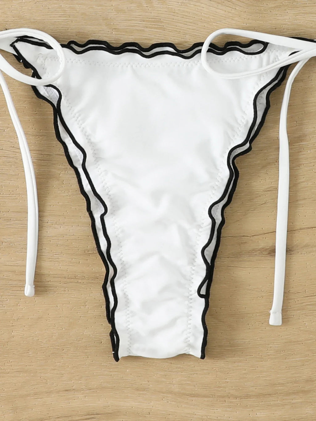 Triangle Halter String Bikinis 2026 Women Sexy Ruffle Swimsuit Solid Cherry Swimwear Female Bathers Bathing Swimming Swim Suit