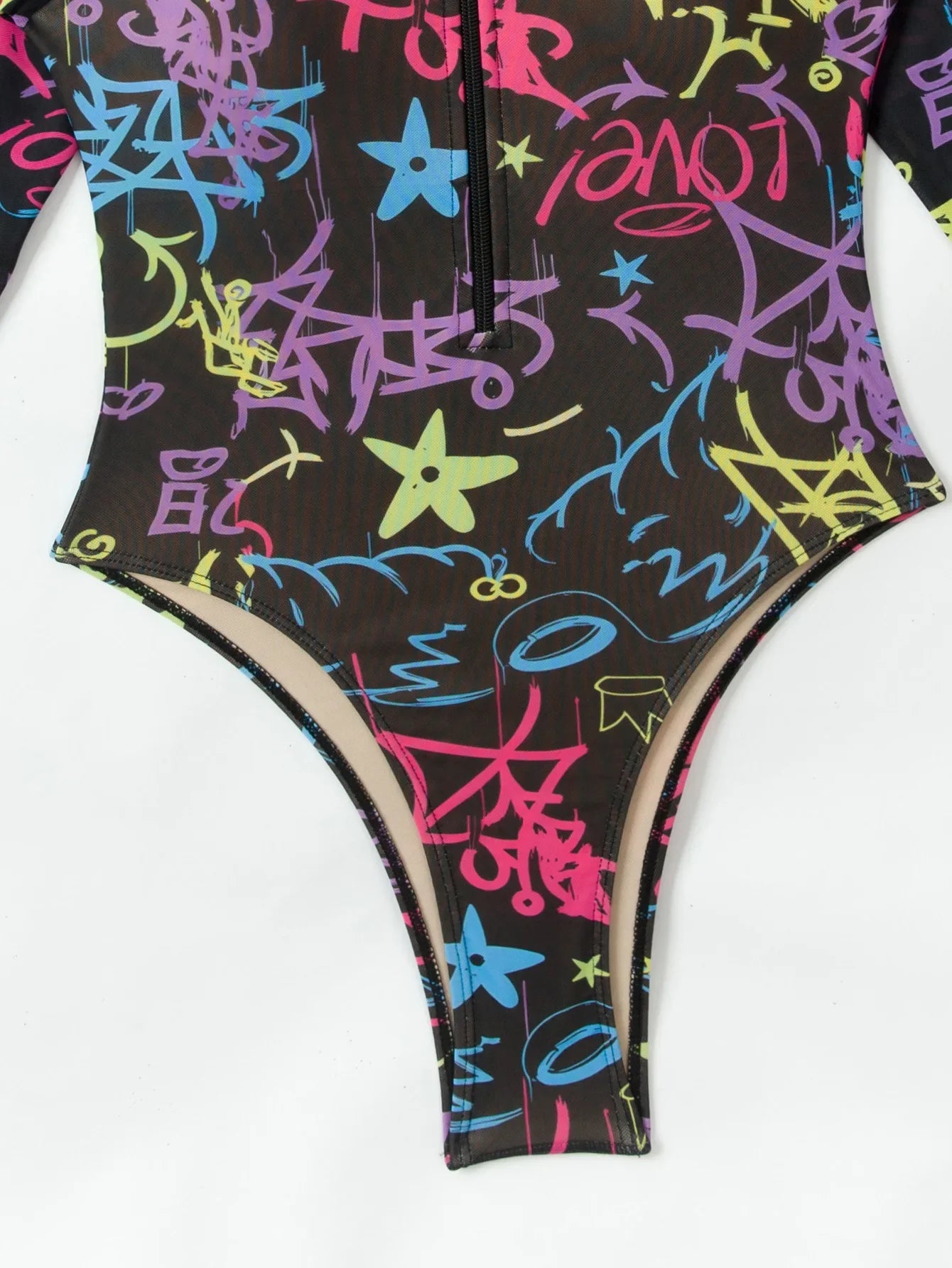 2026 Printed Long Sleeve with Long Pants Sexy One Piece Swimsuit Women Swimwear Female Flowers Padded Bather Bathing Suit Swim