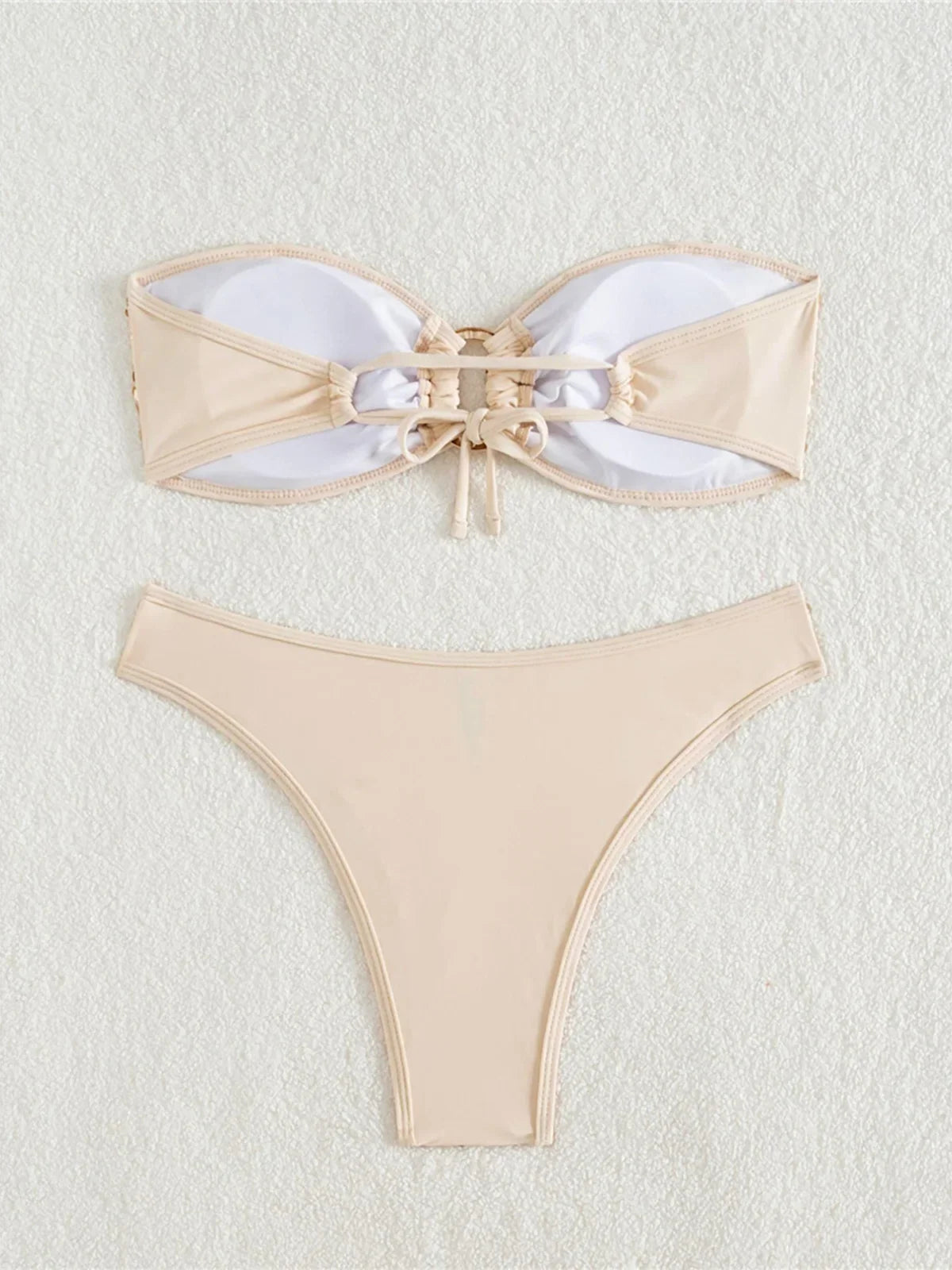 Sequins Shiny Bling Bandeau Bikini Female Swimsuit Women Swimwear Two-pieces Bikini set Brazilian Bather Bathing Suit Swim K7311