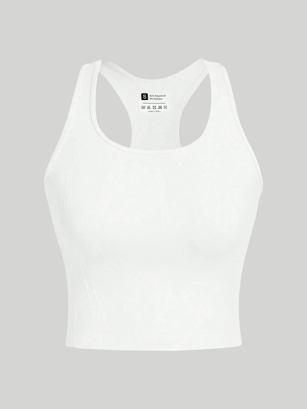 3 Piece Yoga Vest Women Gym Sports Racerback Crop Tops Seamless Streetwear Rib Knit Workout BreathableTank Top Female