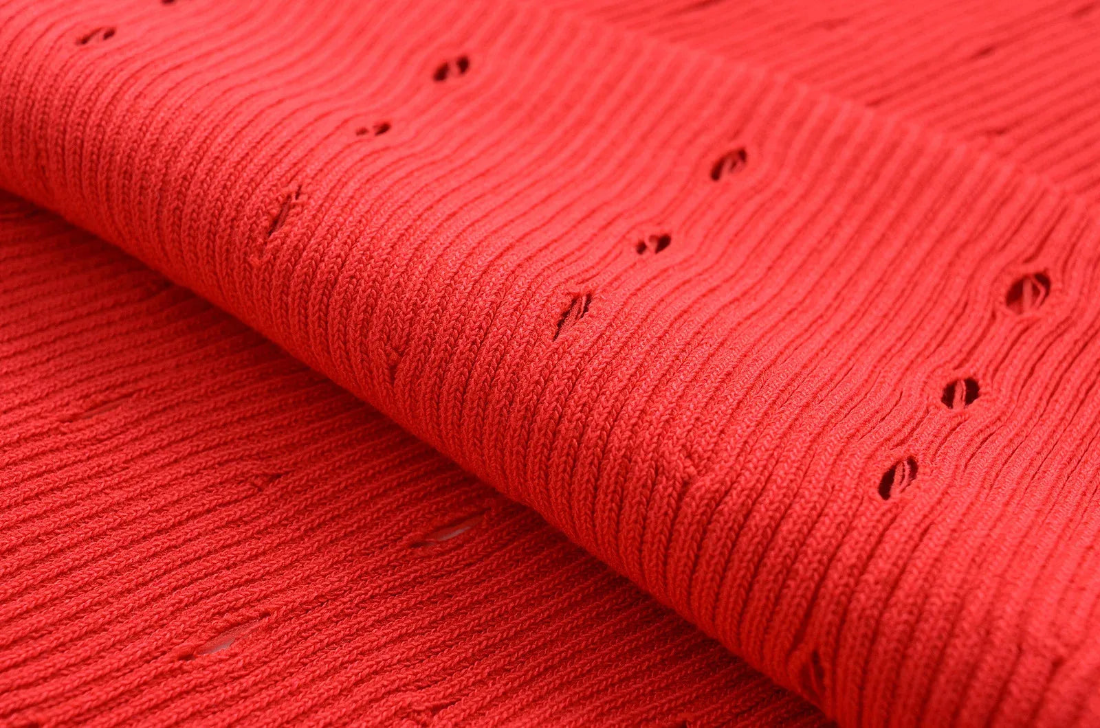 Foridol Red Knitted Polo Dress Autumn Winter Women Dress Casual Elegant Maxi A-line Hollow Out  Dress Slim Christmas Party