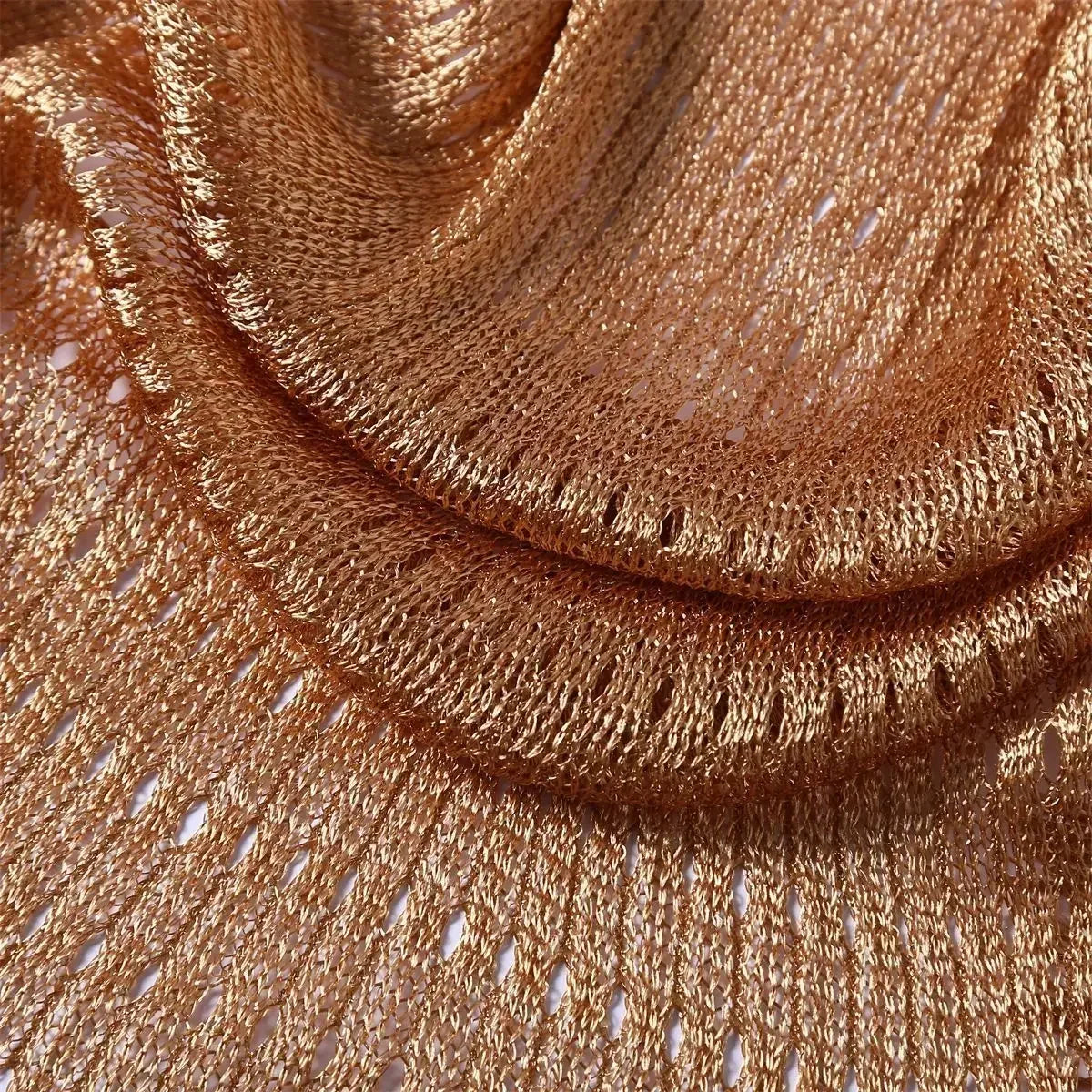 4 Colors Shawl Solid Swimsuit Bikini Cover Up Women Hollow Fringed Cardigan Bright Silk Cape Bathing Suit Cover Ups for Swimwear