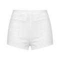 2026 Summer Women Shorts with Pockets Elegant Solid Color Low Rise Slim Fit Mini Shorts for Beach Daily Wear