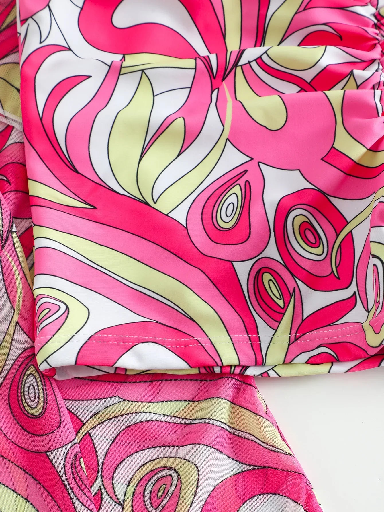 New Sexy 3 Pieces Suit for Women Neck Hanging Bikini Set+Cover-up Swimwear Sunproof Tankini High Waist Shorts Swimsuit Beachwear