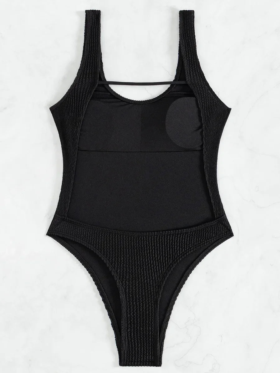 2026 Sexy Leopard Print Backless Women Thong Swimwear One Piece Swimsuit Female Monokini High Cut Bathing Suit Swim Beach Wear