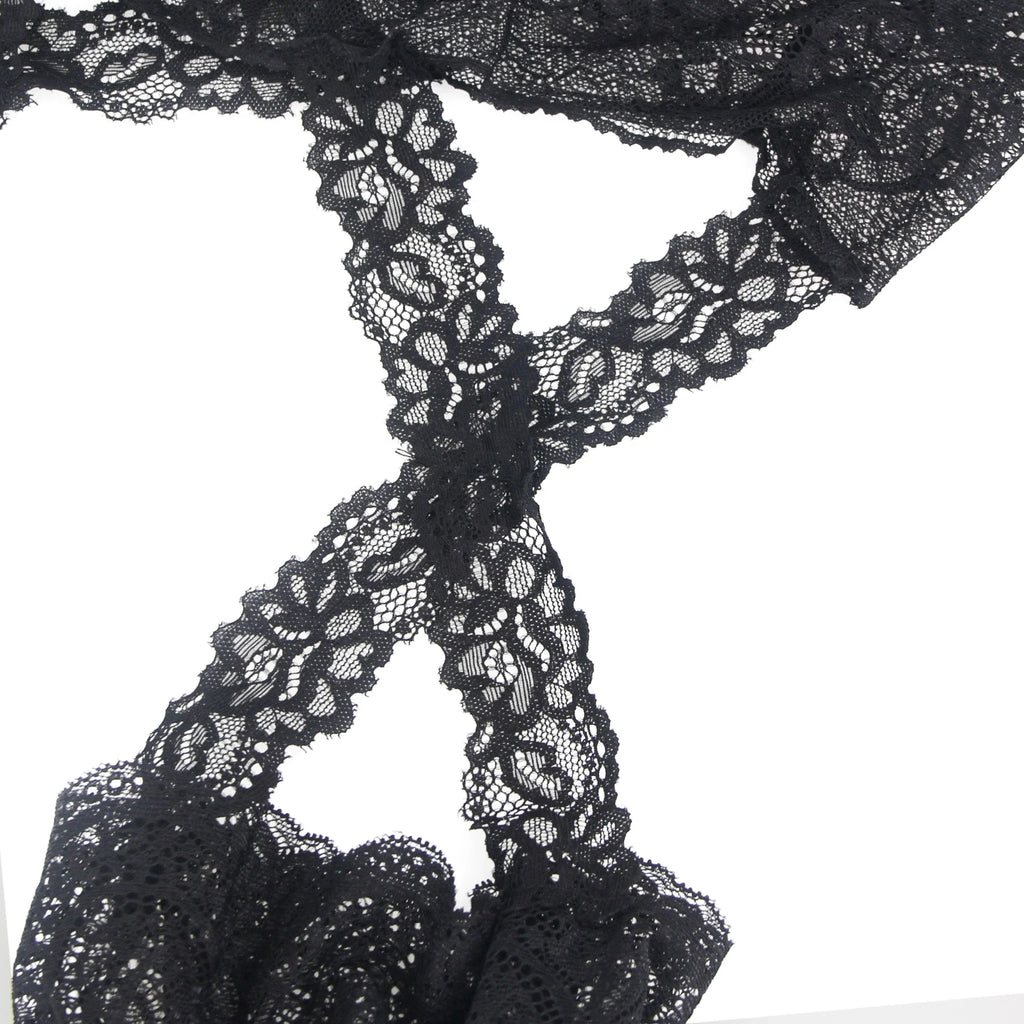 Luxury Lace Pantyhose Garter Belt Tights Cross Lace Waistband High Elastic Sexy Stockings Women Fashion Hosiery Plus Size XS-5XL