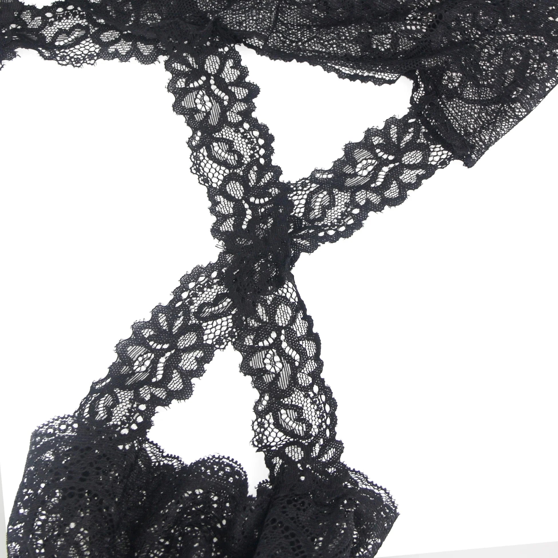 Luxury Lace Pantyhose Garter Belt Tights Cross Lace Waistband High Elastic Sexy Stockings Women Fashion Hosiery Plus Size XS-5XL