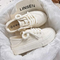 Women's Shoes White  New Canvas Shoes Breathable Comfortable Platform Outdoor Casual Sports Shoes Zapatillas De Mujer