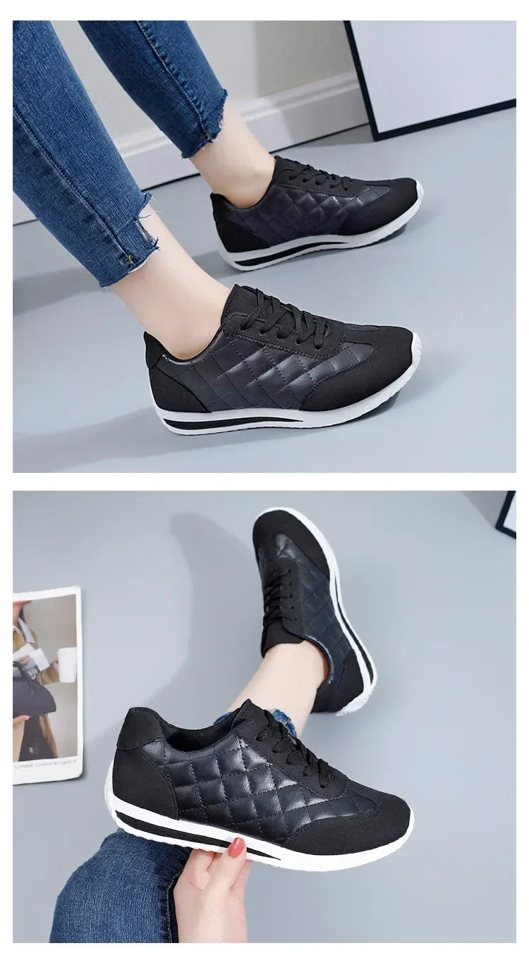 Women's Sneakers Fashion Ladies Vulcanize Shoes Outdoor Running Walking Female Shoes Comfort Lightweight Sneakers