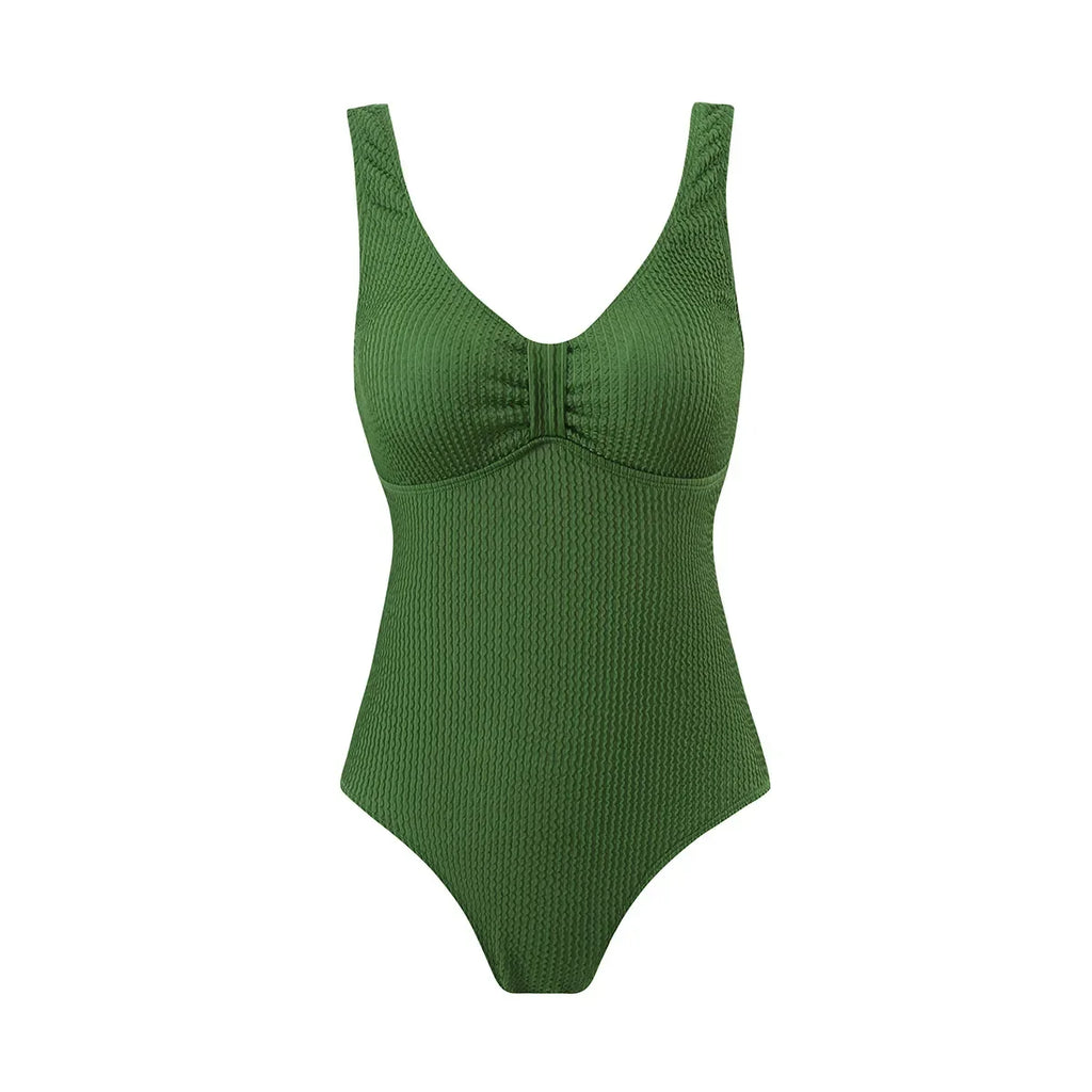 Black One Piece Swimsuit Female 2026 Crinkle Swimwear Women Slim Bathing Suits Summer Beach Wear Sports Monokini Swimming Pool