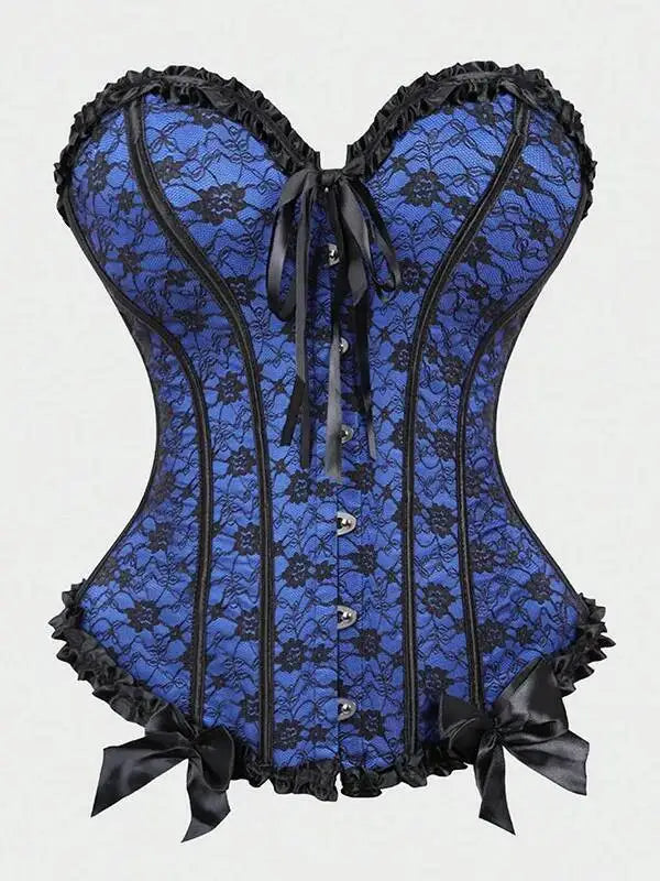 Sexy Pure Desire Casaul Style Waist Cincher Fishbone Corset Bust Support Shaping Top Front Button Lace-Up Strapless Bra Q7JI