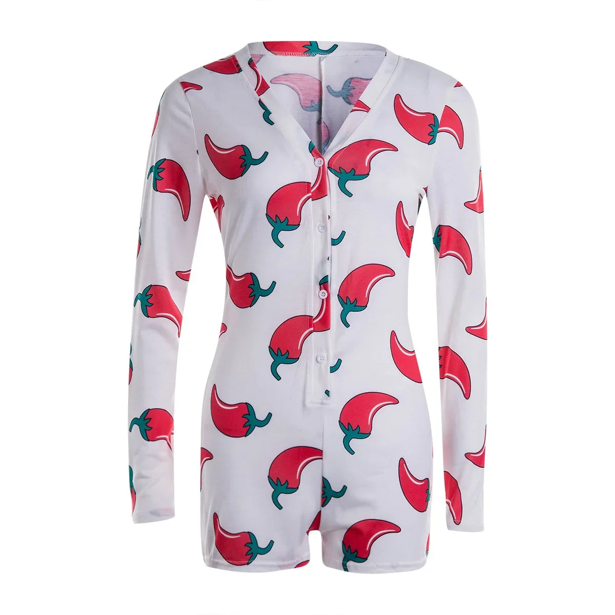 Women Casual Playsuits Long Sleeve V Neck Button Down Bodycon Romper Women Short Jumpsuit Overalls Loungewear Summer Fall