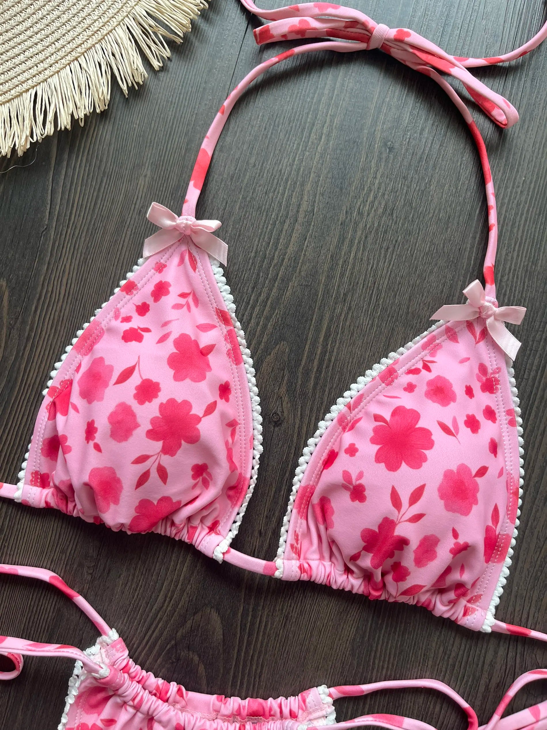 Micro Bikini Push Up Women Swimsuits 2026 Sexy Female Swimwear Brazilian Bikini Set Thong Biquini Swim Suits Print Beachwear