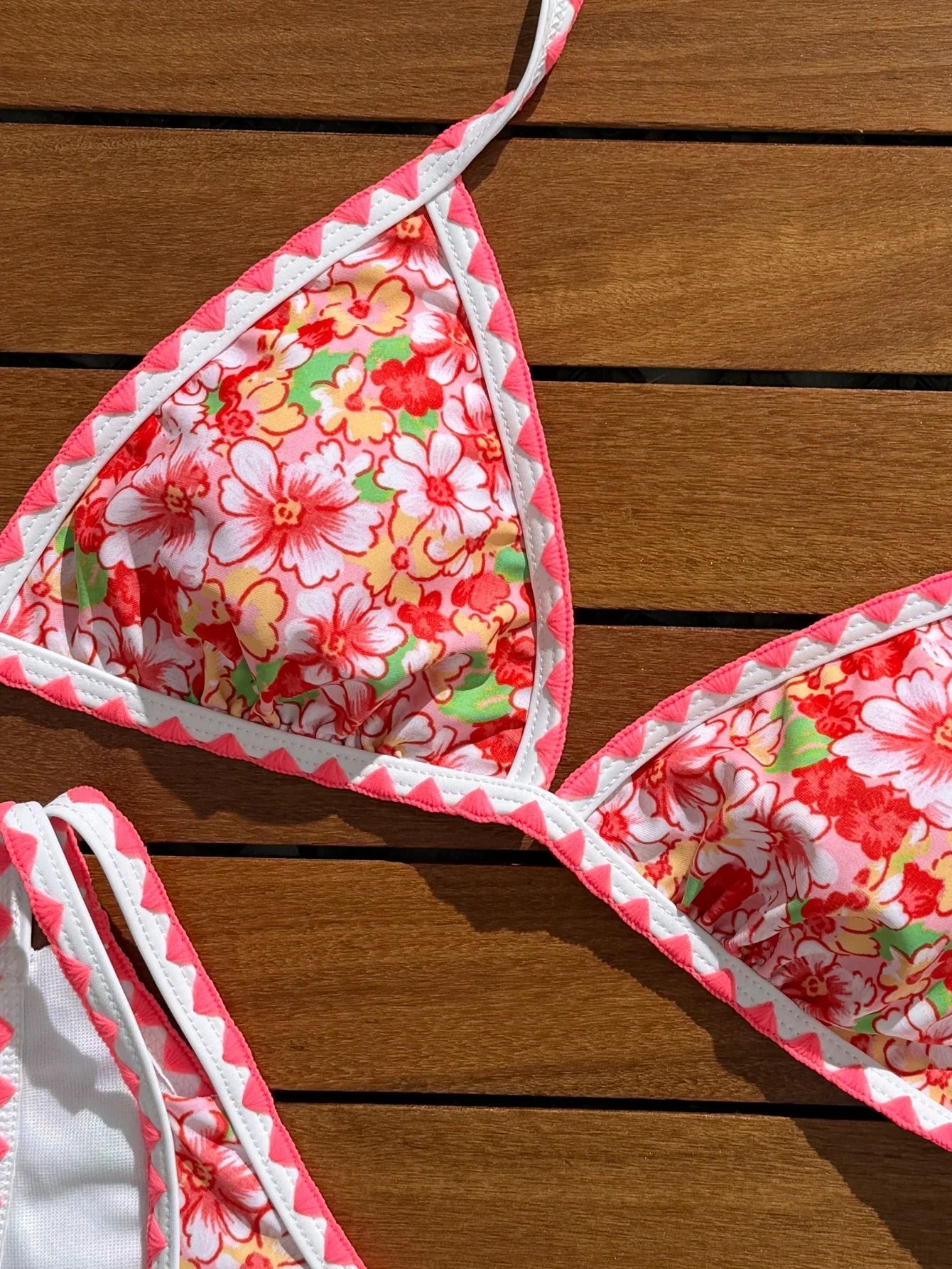 2026 Triangle Halter String Bikini Printed Swimwear Female Sexy Swimsuit Women Bathers Bathing Swimming Swim Suit Beachwear